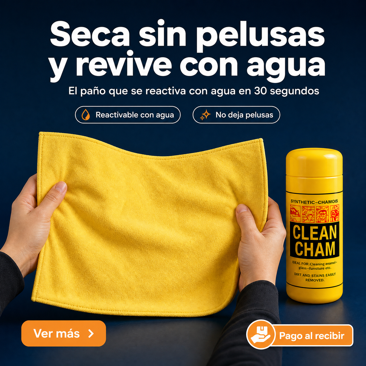 Pano Eco Cuero Limpieza Auto Moto Lavado — vista 1