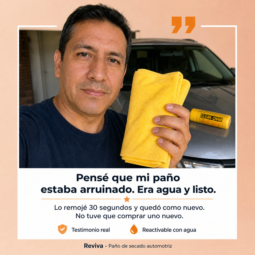 Pano Eco Cuero Limpieza Auto Moto Lavado — vista 6