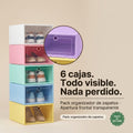 Pack De 6 Cajas De Zapatos Organizadoras - id29048 — vista 1